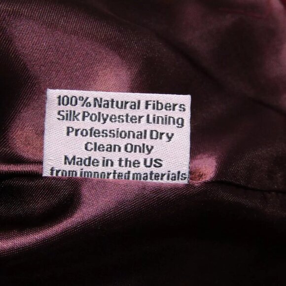 NEW LE NUAGE Jacket Merlot Red Lola Feather Crop Hook & Eye Closure Size S - Picture 7 of 8